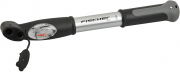 FISCHER Doppelhub Mini-Luftpumpe mit Manometer f&uuml;r alle Ventile