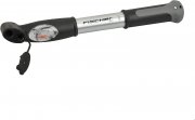 FISCHER Mini-Luftpumpe mit Manometer, Doppelhub-Technik, f&uuml;r alle Ventile