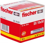 fischer Spreizd&uuml;bel SX 10 x 50, Schachtel mit 50 Nylond&uuml;beln