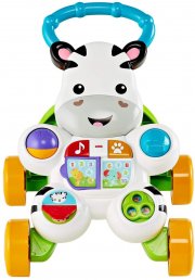 Fisher-Price DLD94 - Zebra Lauflernhilfe Lauflernwagen mit Musik