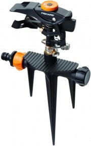 Fiskars Impuls-Sprinkler XL Rasensprenger mit stufenlos einstellbarer Reichweite mit bis zu &Oslash; 26 m