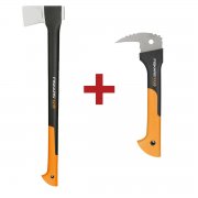 Fiskars Set Wood-Set mit Spaltaxt X21 + Sappie XA2 f&uuml;r 49,90 Euro