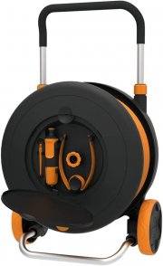 Fiskars Waterwheel M All-Inclusive-Bew&auml;sserungs-Set mit 20 Meter Gartenschlauch und Hahnverbinder