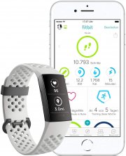 Fitbit Charge 3 Special Edition Gesundheits und Fitness-Tracker inkl. schwarzem Ersatzarmband