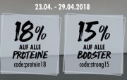 Fitmart 18% auf alle Proteine + 15% auf Booster