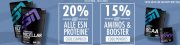 Fitmart 20% auf ESN Proteine + 15% auf Aminos +Booster