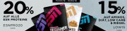Fitmart 20% auf ESN Proteine + 15% auf Aminos, Di&auml;t, Low Carb + Riegel