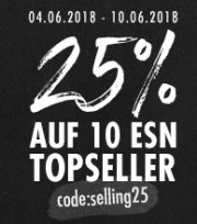 Fitmart 25% auf 10 ESN Topseller
