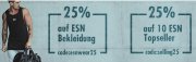 Fitmart 25% auf ESN Bekleidung + 10 ESN Topseller