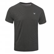 Fitness Funktion Sportshirt Funktionsshirt Kurzarm Schwarz 
