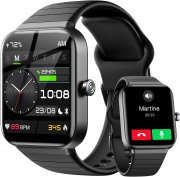 Fitpolo IDW15 Smartwatch und Fitnessuhr mit Telefonfunktion, 100+ Sportmodi und Alexa