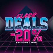 Flash Deals -20% auf ausgew&auml;hlte Artikel bei Snipes