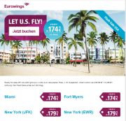 Fliegt nach New York f&uuml;r fast die H&auml;lfte vom Preis mit Eurowings Smart-Paket inkl. 23 kg Gep&auml;ck!
