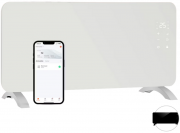 FlinQ Smart Konvektor Heizung 2000W mit Touch, App und Alexa/Google Sprachsteuerung