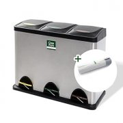 Floordirekt Edelstahl M&uuml;lleimer (2/3 F&auml;cher, 24L) f&uuml;r nur 30,16&euro;