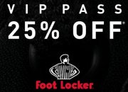 Foot Locker VIP Pass: 25 % Rabatt auf das gesamte Sortiment