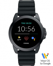 Fossil 5E Herren Touchscreen Smartwatch 5. Generation mit Lautsprecher, Herzfrequenz, GPS, NFC