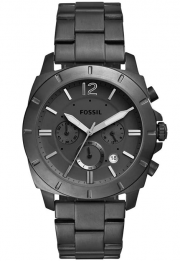 FOSSIL BQ2168IE Privateer Sport Herren Chronograph mit schwarzem Edelstahlarmband