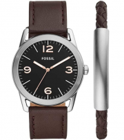 Fossil BQ2465SET Herrenuhr Ledger + Armband
