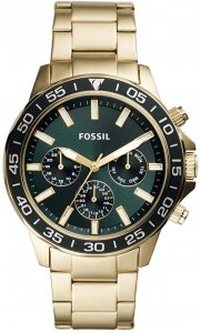 Fossil BQ2493 Bannon Multifunktion Herrenuhr Edelstahl Gold