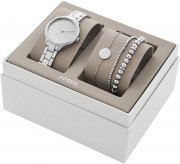 Fossil BQ3542SET Box-Set mit Damenuhr und 2 Armb&auml;nder