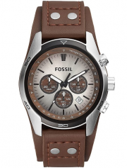 Fossil CH2565 Coachman Herren Quarz-Chronograph mit Echtlederarmband