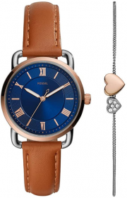 FOSSIL Copeland ES4913SET Damenuhr + Armband