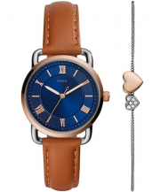 Fossil Copeland ES4913SET Damenuhr inkl. Armand
