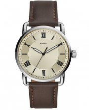 Fossil Copeland FS5663 Herrenuhr mit Lederarmband