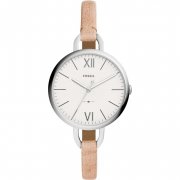 Fossil Damen Analog Quarz Uhr mit Leder Armband ES4357