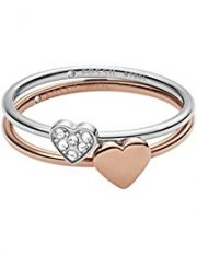 Fossil Damen Ringe Edelstahl Ringgr&ouml;&szlig;e 60 (19.1) JF02858998-9 f&uuml;r 20&euro; statt 39&euro;