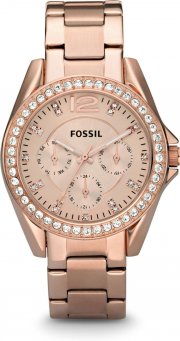 Fossil ES2811 Damenuhr Riley Edelstahl Ros&eacute;gold