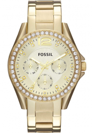 Fossil ES3203 Damen Analog Quarz Uhr mit Edelstahl Armband