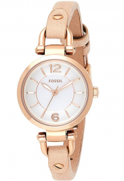 FOSSIL ES3745 Analog Quarz Damenuhr mit Leder Armband