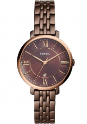 Fossil ES4275 Damenuhr Jacqueline Edelstahl Braun