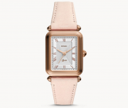 Fossil ES4718 Damenuhr Lyric Leder Ros&eacute;