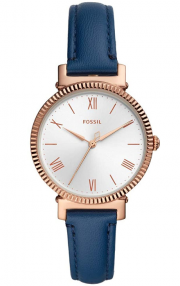 Fossil ES4862 Daisy Damenuhr Leder Marine