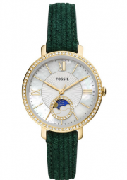 Fossil ES5244 Jacqueline Roman Damenuhr mit Lederarmband