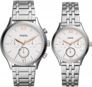 Fossil Fenmore Midsize BQ2468SET Damen und Herren Armbanduhren Geschenkset