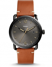 Fossil FS5276 The Commuter Herrenuhr Leder Braun