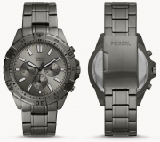 Fossil FS5621 Garrett Herren Chronograph Edelstahl Dunkelgrau