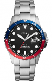 Fossil FS5657 Herren Analog Quarz Uhr mit Edelstahl Armband