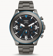 Fossil FS5753 Latitude Herren Chronograph Edelstahl Grau