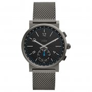 Fossil FTW1189 Herren Hybrid Smartwatch Barstow Edelstahl Grau