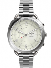 Fossil FTW1202 Q Accomplice Damen Hybrid Smartwatch Edelstahl Silber