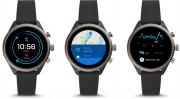 Fossil FTW4019 Herren-Smartwatch mit Silikon Armband