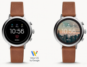 Fossil FTW6014 Damen Smartwatch Venture HR 4. Generation Leder