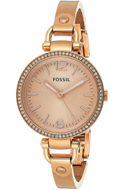 Fossil Georgia ES3226 Damen Analog Quarz Uhr
