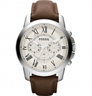 Fossil Grant FS4735 Herren Chronograph mit Lederarmband
