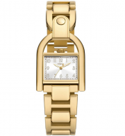Fossil Harwell ES5327 Quarz-Dreizeigerwerk Damen Uhr mit Edelstahlarmband